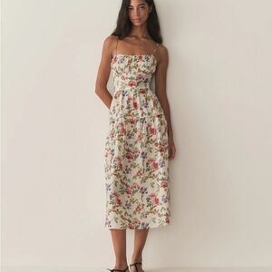 Doen Benoit Dress in Ivory Wild Rose